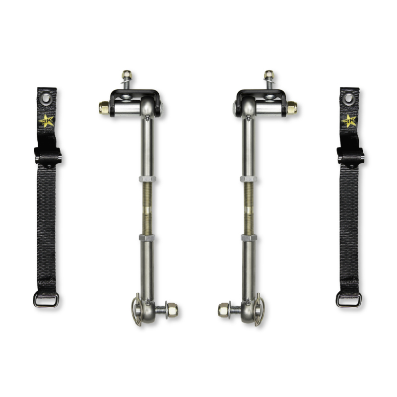 Jeep Unlimited LJ Sway Bar End Links - Front - Rock Krawler - Pro Disconnects - `97-`06